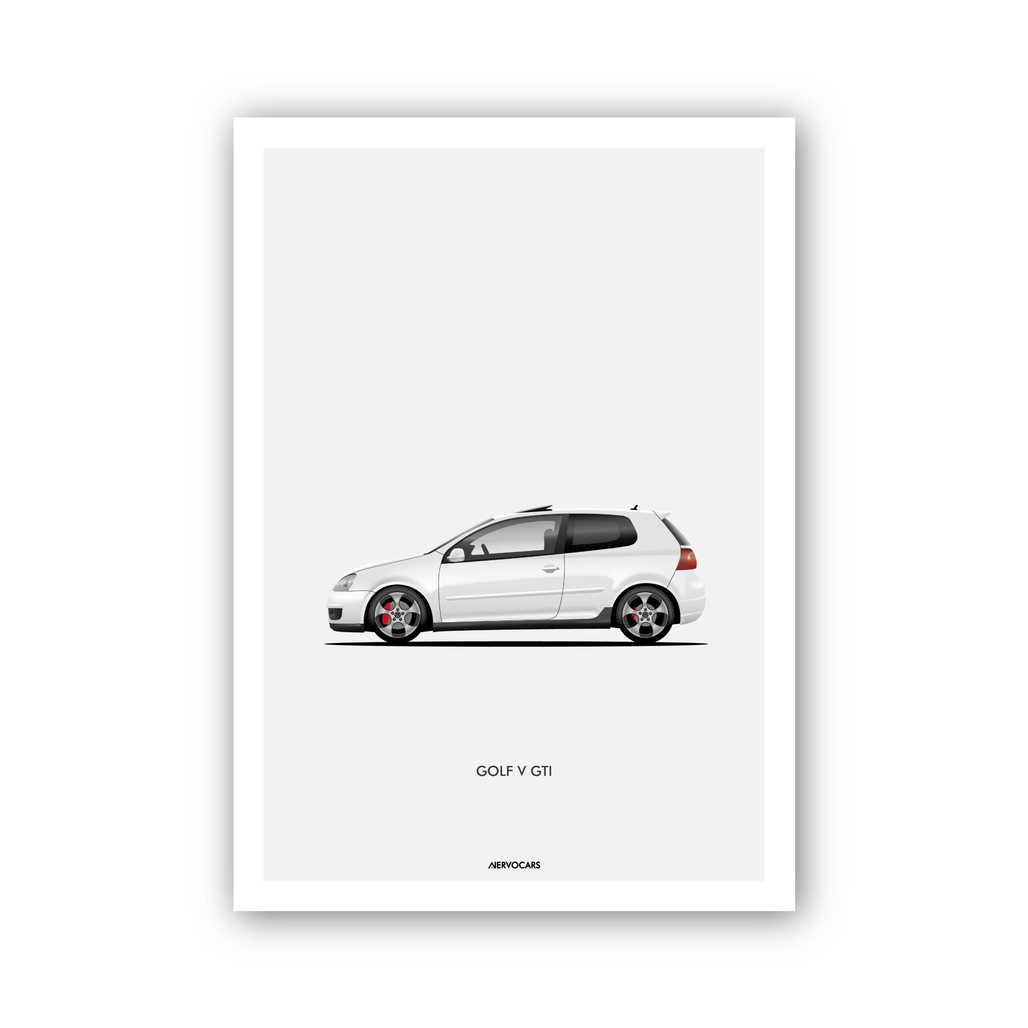 VOLKSWAGEN GOLF V GTI - PÓSTER BASICS