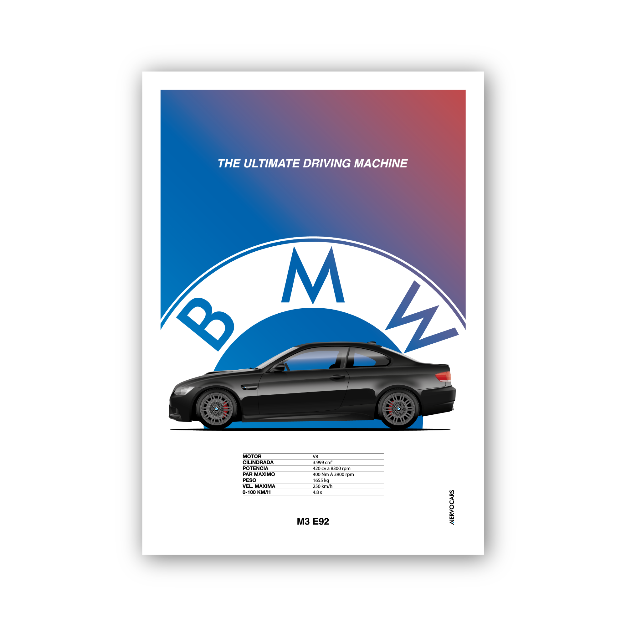 M3 E92 - PÓSTER