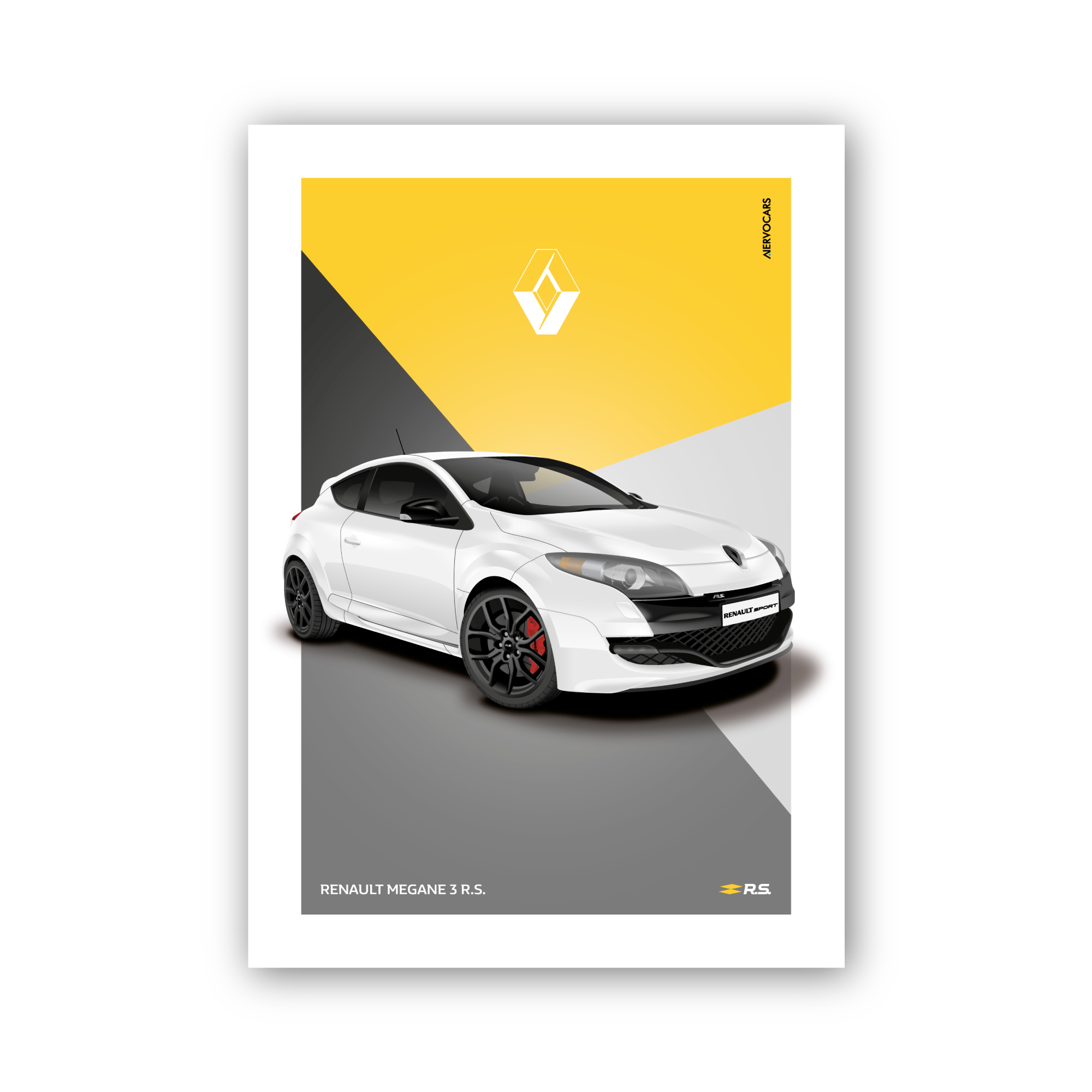RENAULT MEGANE 3 R.S. - PÓSTER
