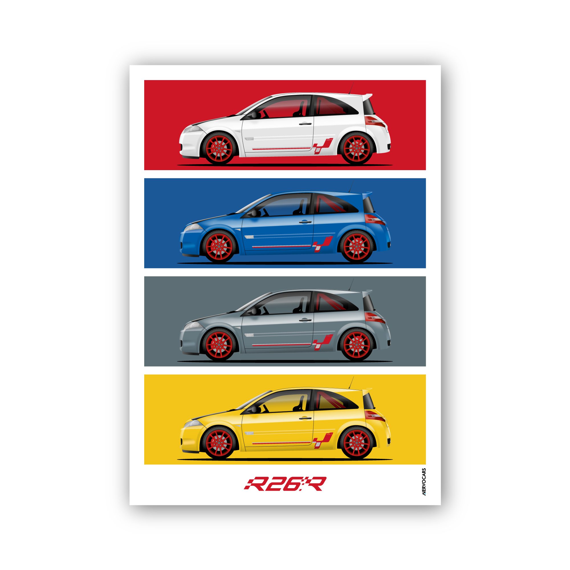 MEGANE R26-R PALETA COLORES - PÓSTER