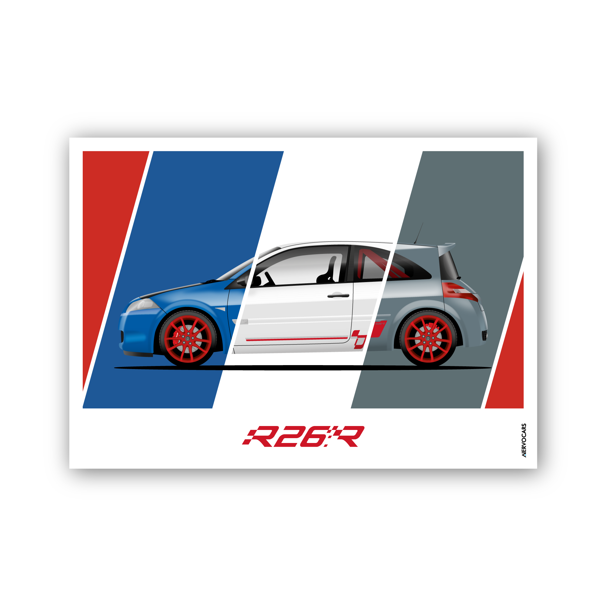 MEGANE R26-3 COLORS - PÓSTER