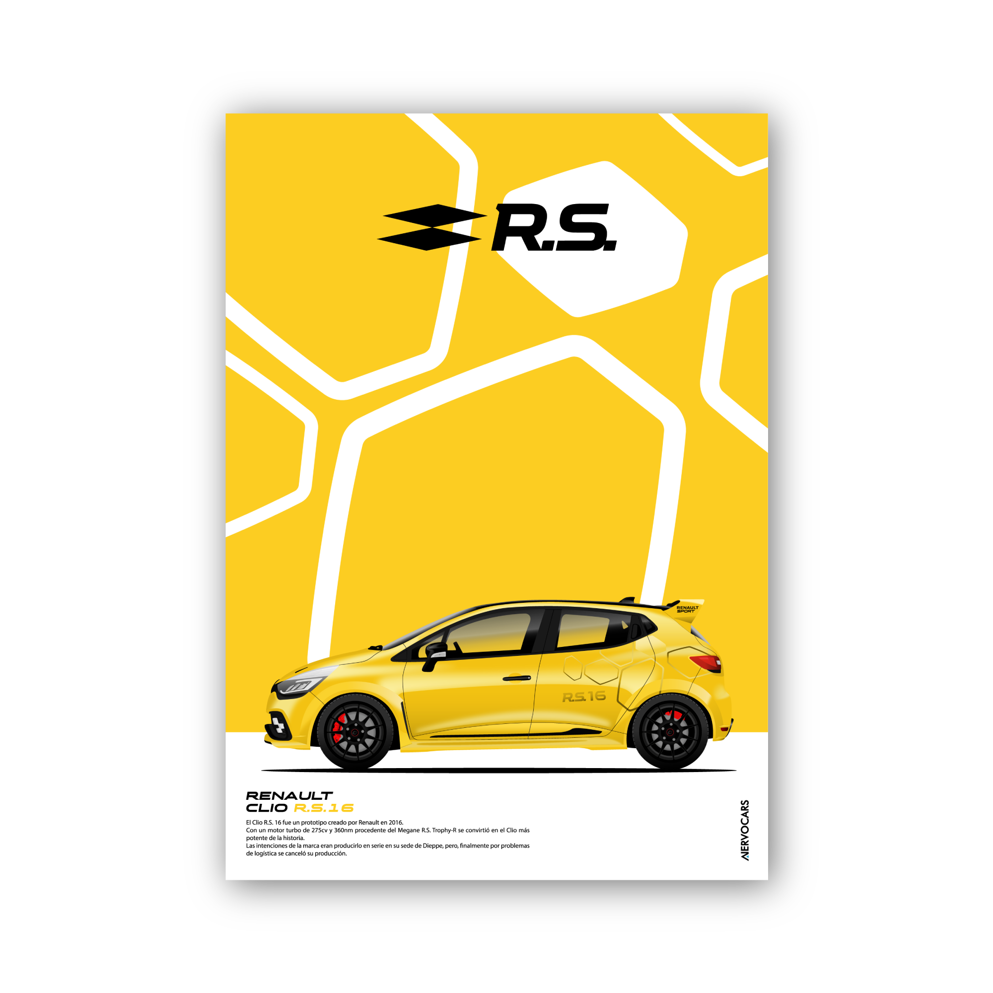 CLIO R.S.16 LIMITED EDITION - PÓSTER