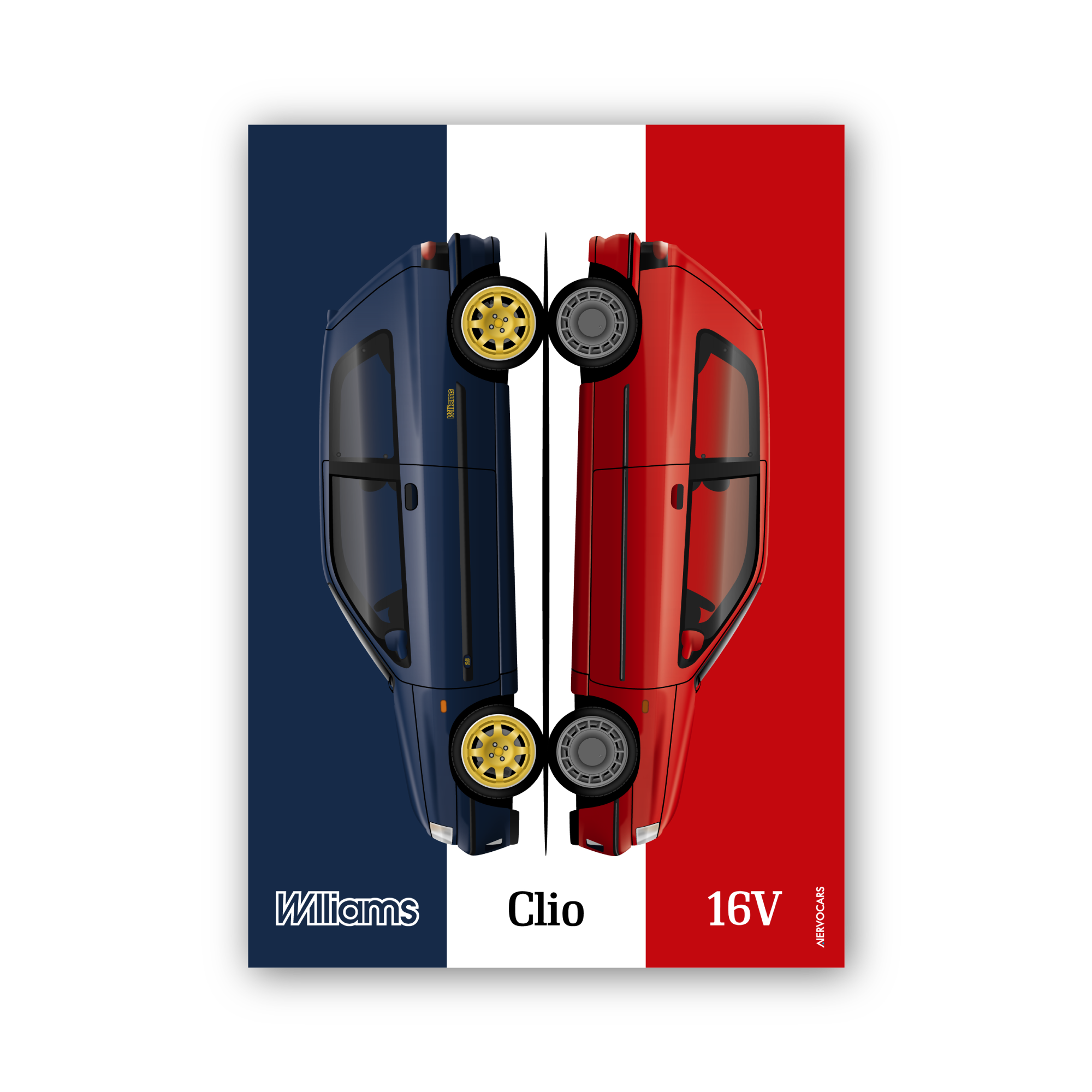 CLIO WILLIAMS & 16V ARTISTIC - PÓSTER