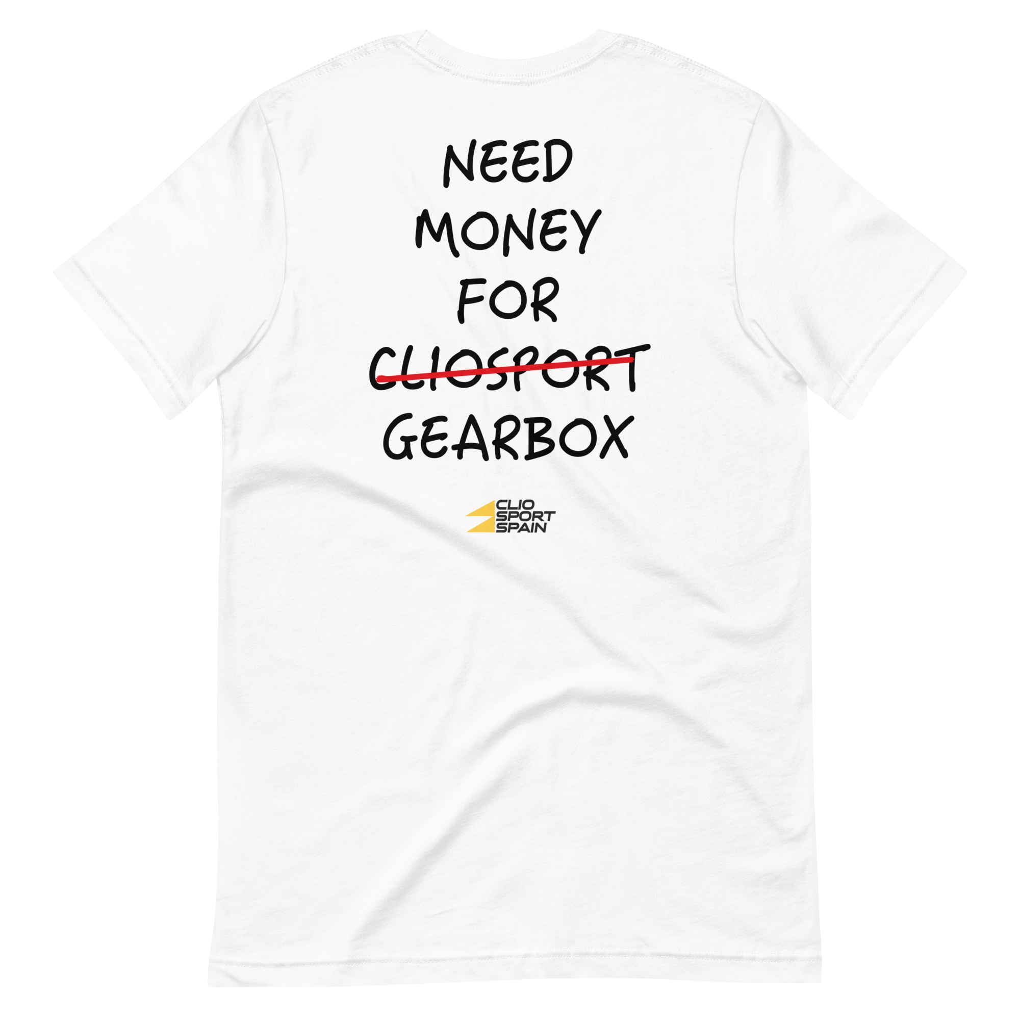 CAMISETA NEED MONEY FOR GEARBOX